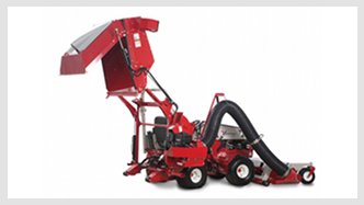 Ventrac Vacuum Collection System with 4500 Compact Tractor - click for more information.