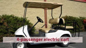 Cushman Motors Minneapolis rents 4-passenger electric carts
