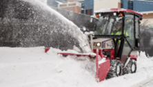 Ventrac 4500 compact tractor with KX523 Snow Blower