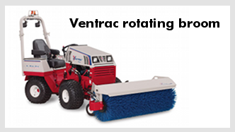 Ventrac rotating broom