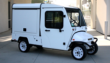 Columbia Summit SUV electric utility vehicle with van box
