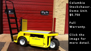 Used Columbia Stockchaser - electric industrial warehouse vehicle. Click for more detail.
