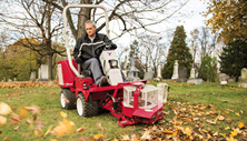 Ventrac 3400 compact tractor with blower
