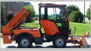 Holder C250/270 with blade, dumper and sander. Click image for specs.