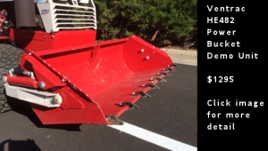 Ventrac HE482 Power Bucket Demo Unit. Click image for more detail.