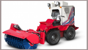 Ventrac SSV with broom attachment