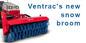 Ventrac's new snow broom - link to Top Videos This Month